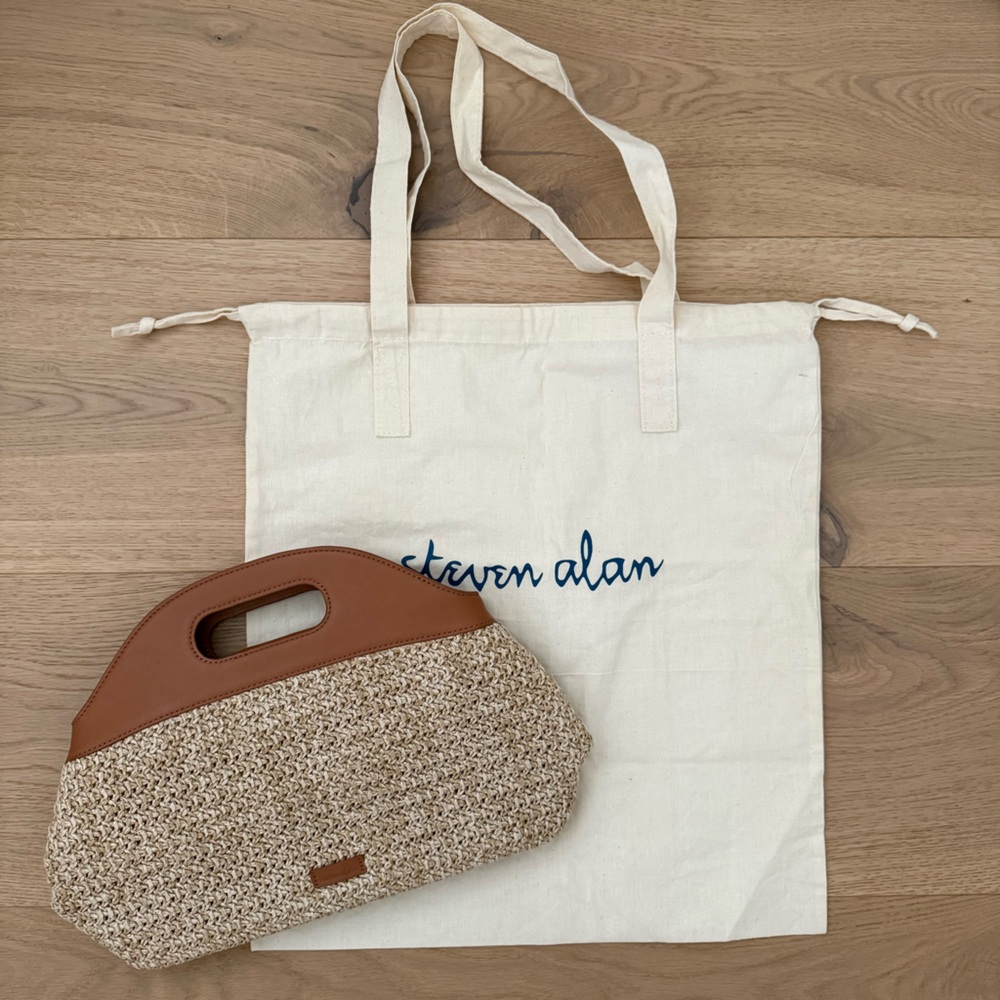 Steve Alan • raffia straw bag + tote